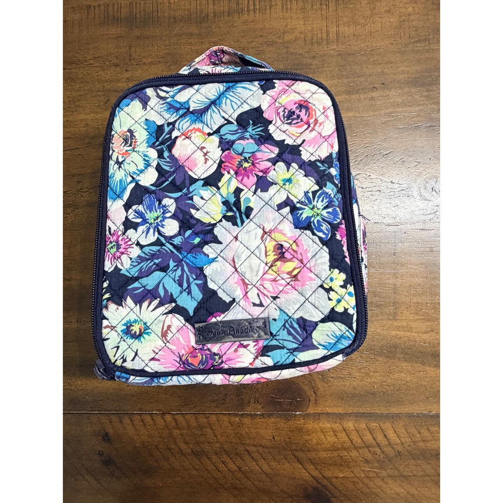 Vera Bradley Quilted Lunch Bag Bonbon Medallion‎ Floral Insulated Tote 26157-Q21
